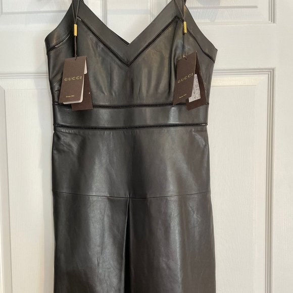 Gucci Leather Dress - Picture 1 of 16